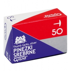 Pinezki GRAND /50szt. srebrne